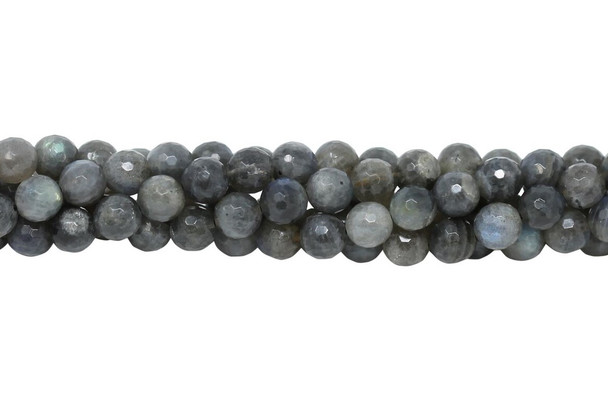 Labradorite AA Grade Polished 8mm Faceted Round