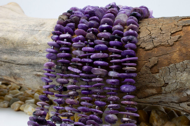 Charoite Polished 8-13mm Slice / Heishi