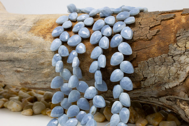 Bolder Opal Polished 8-11mm Faceted Leaf Drop