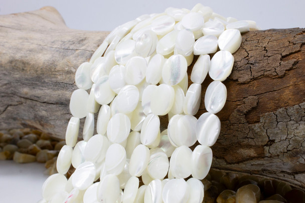 Mother of Pearl Polished 14x10mm Oval