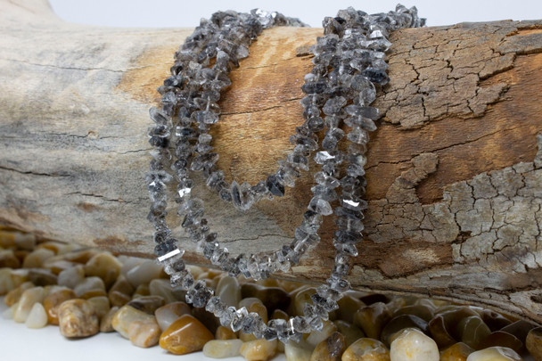 Herkimer Diamond Polished 4-8mm Black Points