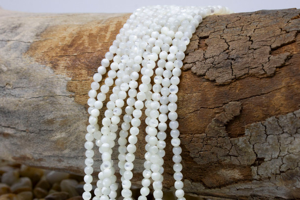 Mother of Pearl Polished 3mm Round