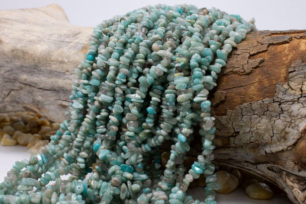 Amazonite Polished 3-6mm Chips