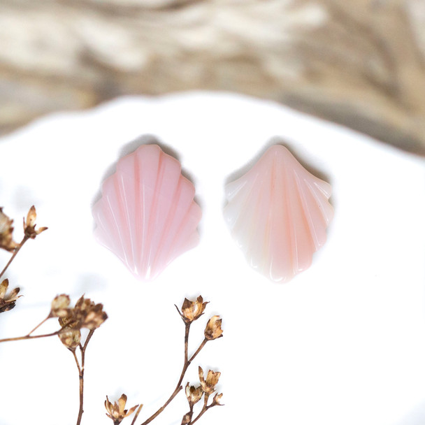 Queen Conch Shell Polished 12x15mm Natural Pink Shell Bead