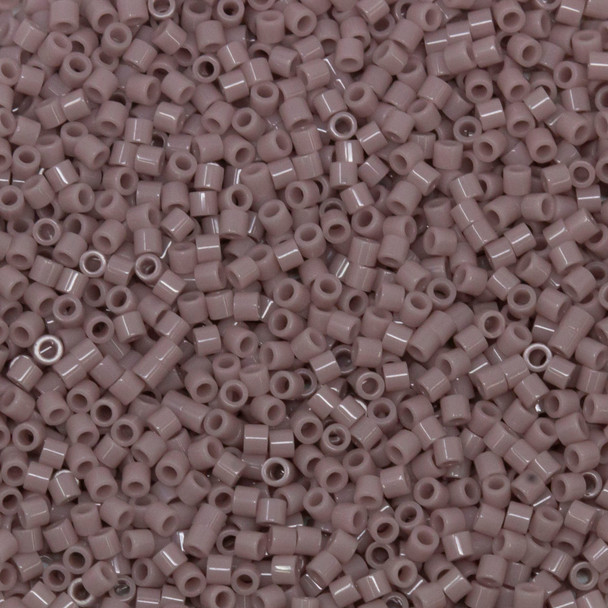 Delicas Size 15 Miyuki Seed Beads -- 728 Opaque Lilac