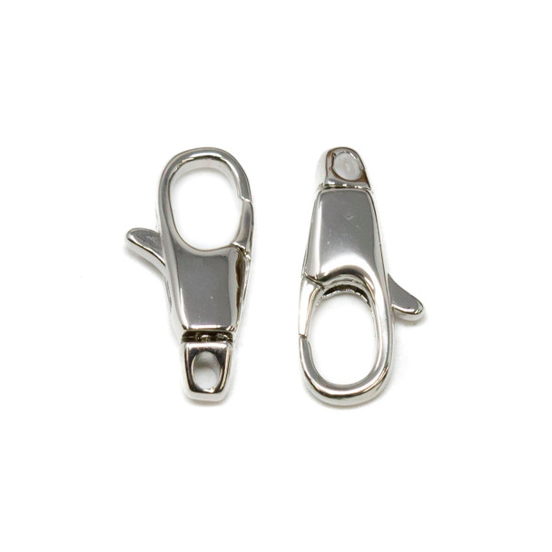 Silver Plated 15x7mm Swivel Clasp
