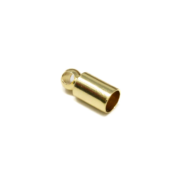Gold Plated 4mm End Cap