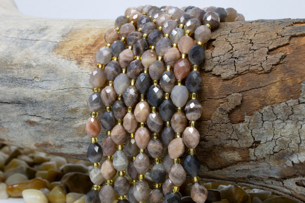 Sunstone Polished 9x6mm Faceted Oval Rice