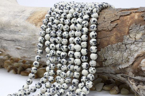 Dalmatian Jasper Polished 6mm Round
