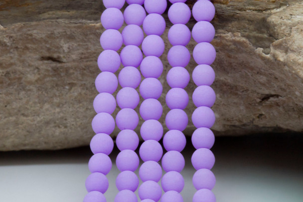 Czech Glass 4mm  Round --Bondell Violet