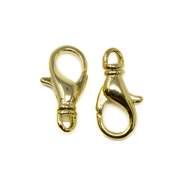 Gold Plated 16x7mm Swivel Clasp