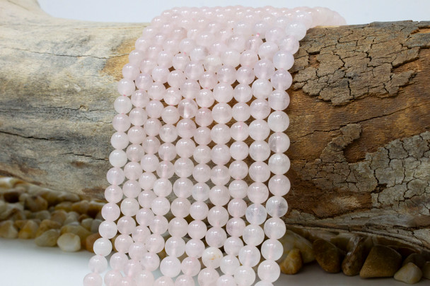 Rose Quartz Polished 6mm Round