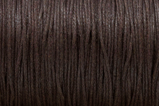 Dark Brown - 1mm Waxed Cotton Cord - Sold by the Foot