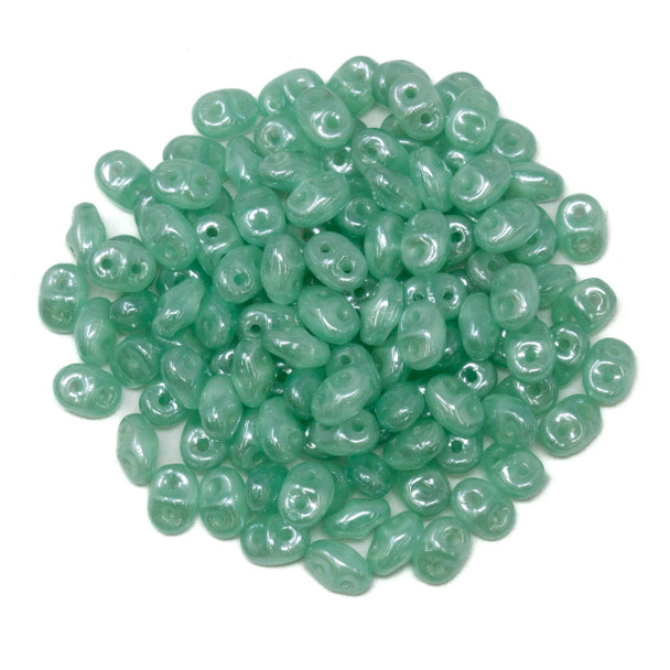 Matubo SuperDuo -- Luster Milky Peridot