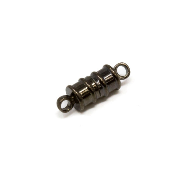 Gunmetal Plated 17x6mm Magnetic Barrel Clasp
