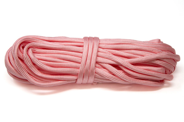 Parachute Cord 4mm 7 Strand Core Polyester -  Pink - 33 ft