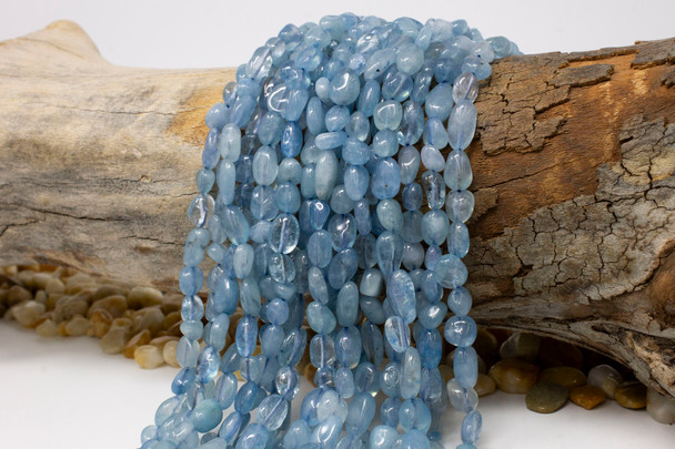 Aquamarine Polished 6-8mm Nugget