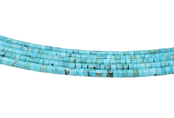 Nacozari Turquoise Polished 4-5mm Heishi