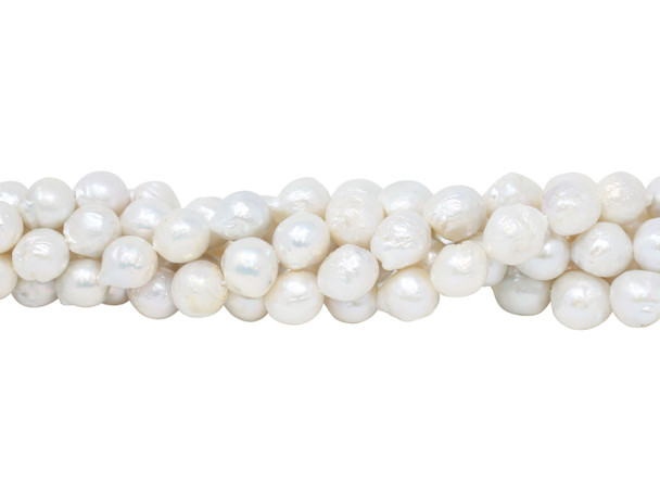 Freshwater Pearls 10-12mm Semi Round Baroque