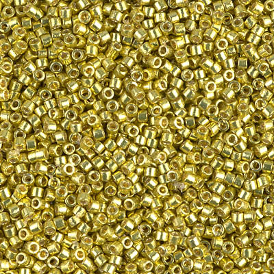 Delicas Size 11 Miyuki Seed Beads -- 1835 Duracoat Galvanized Zest