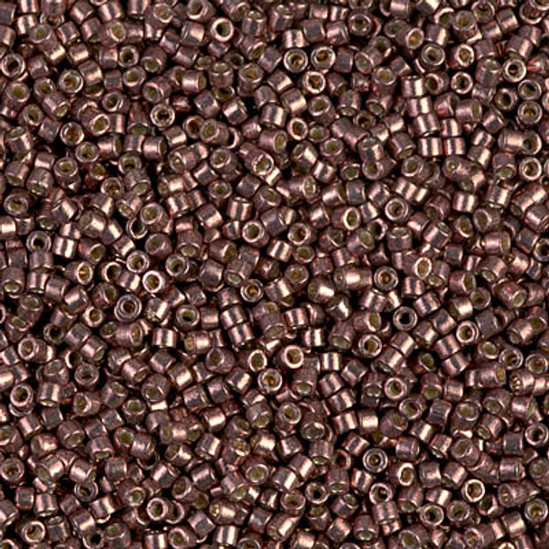 Delicas Size 11 Miyuki Seed Beads -- 1843 Duracoat Galvanized Dark Mauve