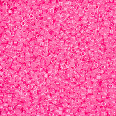 Delicas Size 11 Miyuki Seed Beads -- 2036 Luminous Cotton Candy