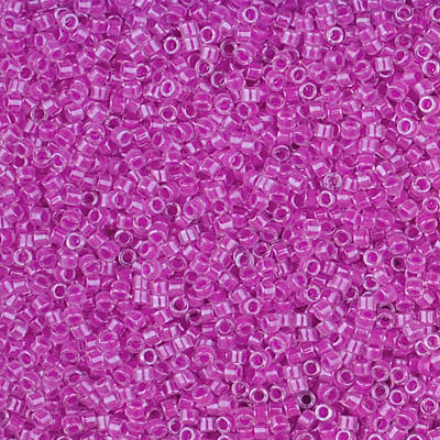 Delicas Size 11 Miyuki Seed Beads -- 2038 Luminous Plum Crazy