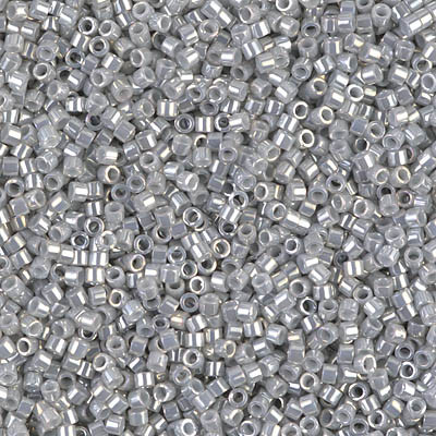 Delicas Size 11 Miyuki Seed Beads -- 252 Ceylon Grey