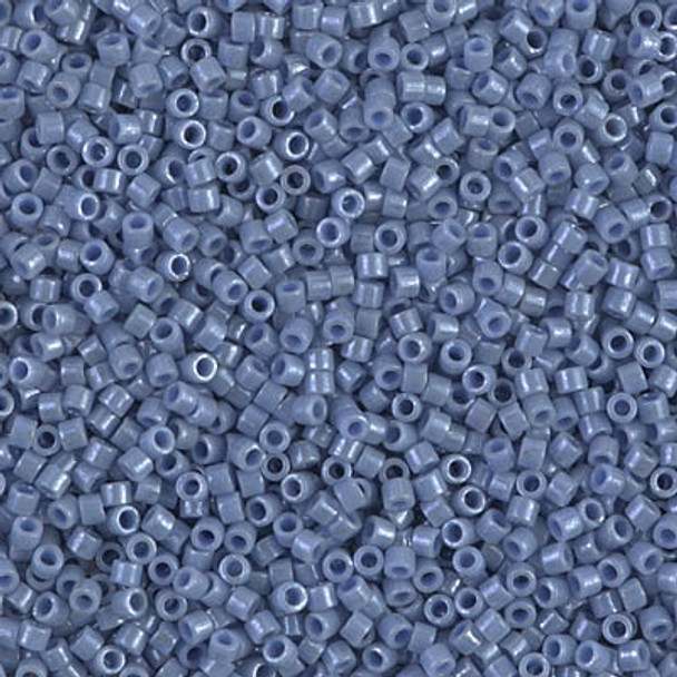 Delicas Size 11 Miyuki Seed Beads -- 266 Opaque Denim Blue Luster