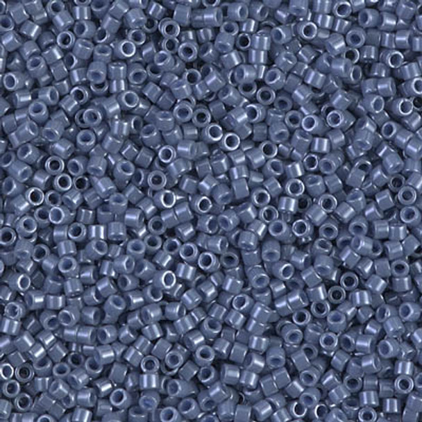 Delicas Size 11 Miyuki Seed Beads -- 267 Opaque Blueberry Luster