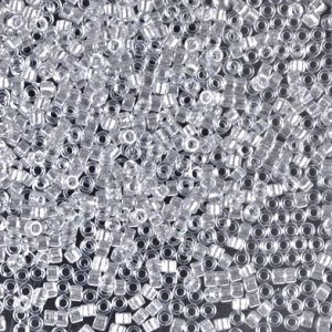 Delicas Size 11 Miyuki Seed Beads -- 271 Galvanized Crystal