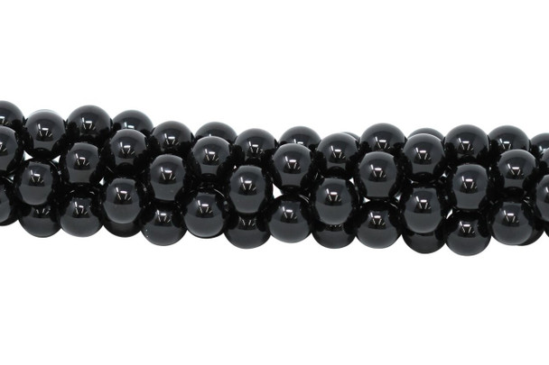 Black Onyx A Grade Polished 12mm Round