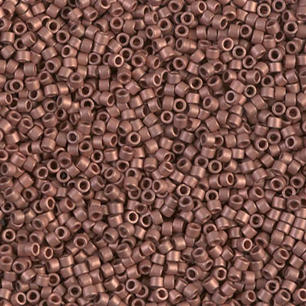 Delicas Size 11 Miyuki Seed Beads -- 340 Copper Plated Matte