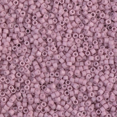 Delicas Size 11 Miyuki Seed Beads -- 355 Matte Rose