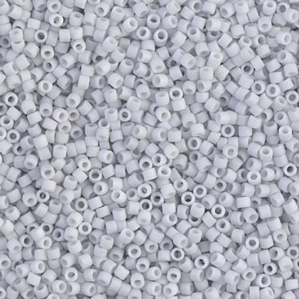 Delicas Size 11 Miyuki Seed Beads -- 357 Light Grey