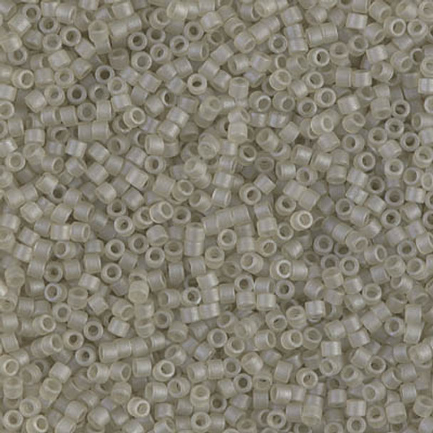 Delicas Size 11 Miyuki Seed Beads -- 383 Transparent Oyster Matte