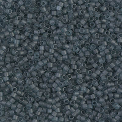 Delicas Size 11 Miyuki Seed Beads -- 387 Transparent Montana Matte