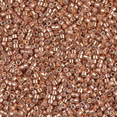 Delicas Size 11 Miyuki Seed Beads -- 434 Galvanized Dyed Muscat