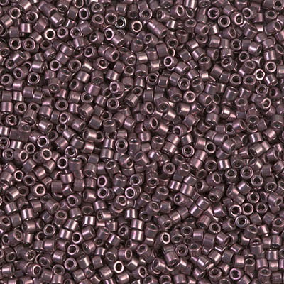 Delicas Size 11 Miyuki Seed Beads -- 454 Galvanized Dyed Light Purple