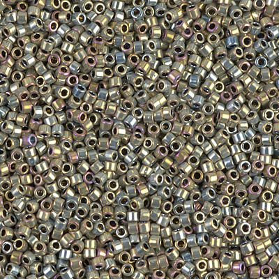 Delicas Size 11 Miyuki Seed Beads -- 546 Palladium