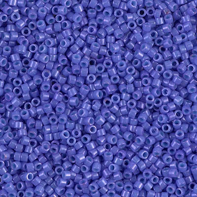 Delicas Size 11 Miyuki Seed Beads -- 661 Dyed Opaque Purple