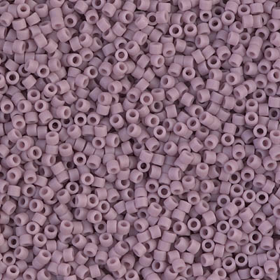 Delicas Size 11 Miyuki Seed Beads -- 758 Opaque Lilac Matte