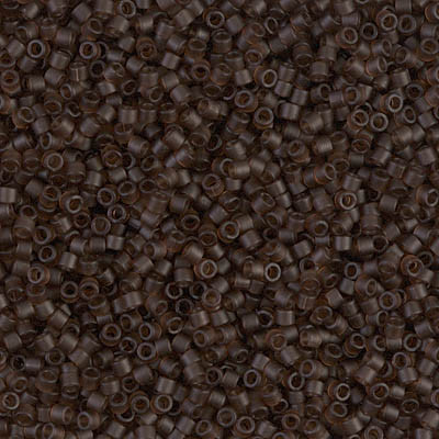 Delicas Size 11 Miyuki Seed Beads -- 769 Transparent Root Beer Matte