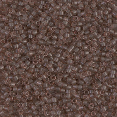Delicas Size 11 Miyuki Seed Beads -- 772 Dyed Transparent Beige Matte