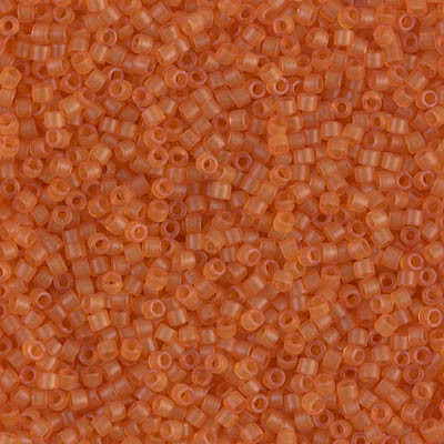 Delicas Size 11 Miyuki Seed Beads -- 781 Dyed Transparent Amber