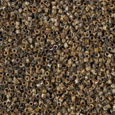 Delicas Size 11 Miyuki Seed Beads -- 2267 Picasso Brown