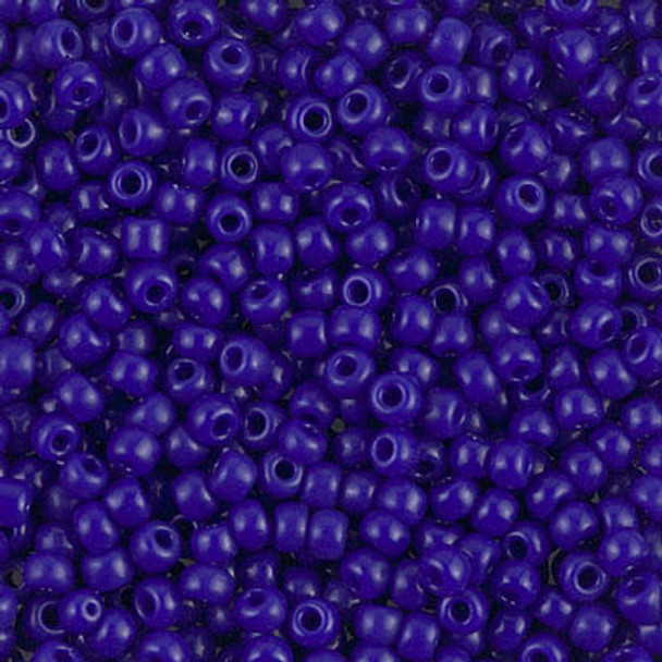 Size 8 Miyuki Seed Beads -- 414 Opaque Cobalt