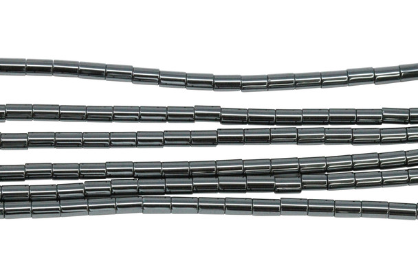 Hematite Polished 2x4mm Cylinder