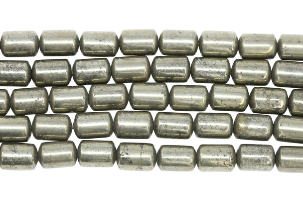 Pyrite Polished 8x12mm Drum
