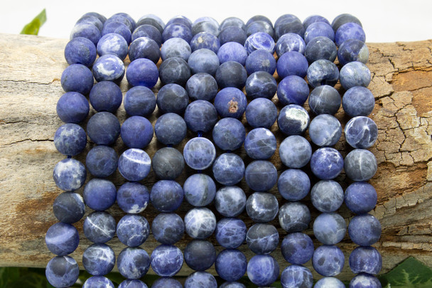 Sodalite Matte 8mm Round